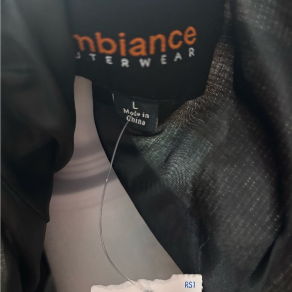 Ambiance Outerwear Plaid Jacket in Cream and Brown - Picture 7 of 8